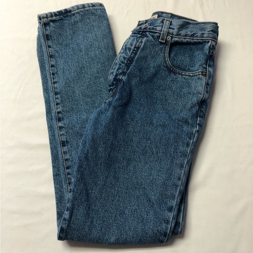 VINTAGE Guess '90s Straight Leg Denim Jeans Size 12 Made In Canada :)